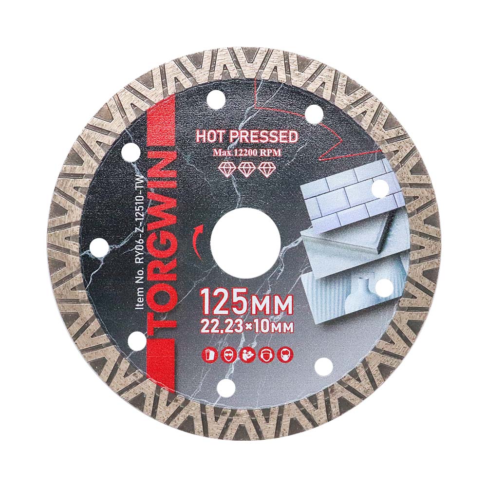 Heiß gepresstes V-Form Diamond Saw Blade Pro